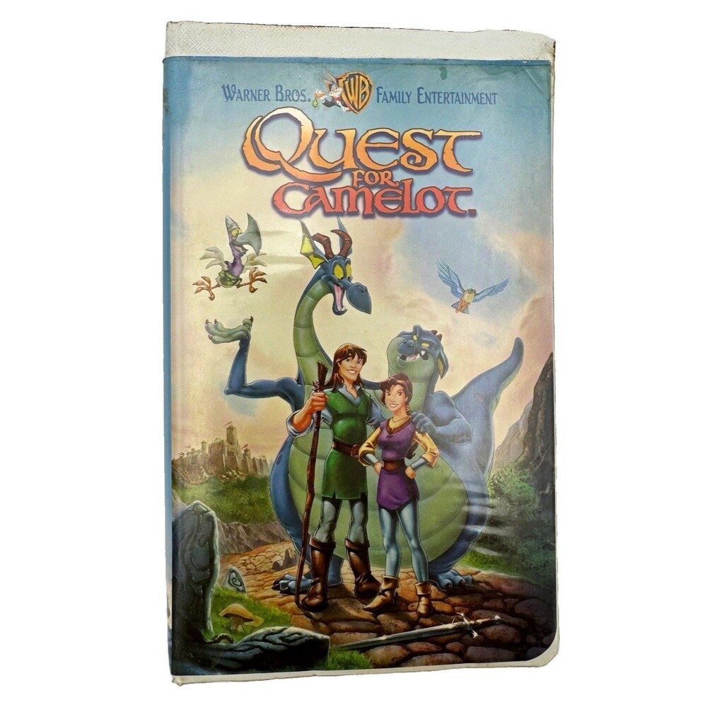 Warner Home Video Quest for Camelot VHS 1998 NTSC G Animation Fantasy Adventure